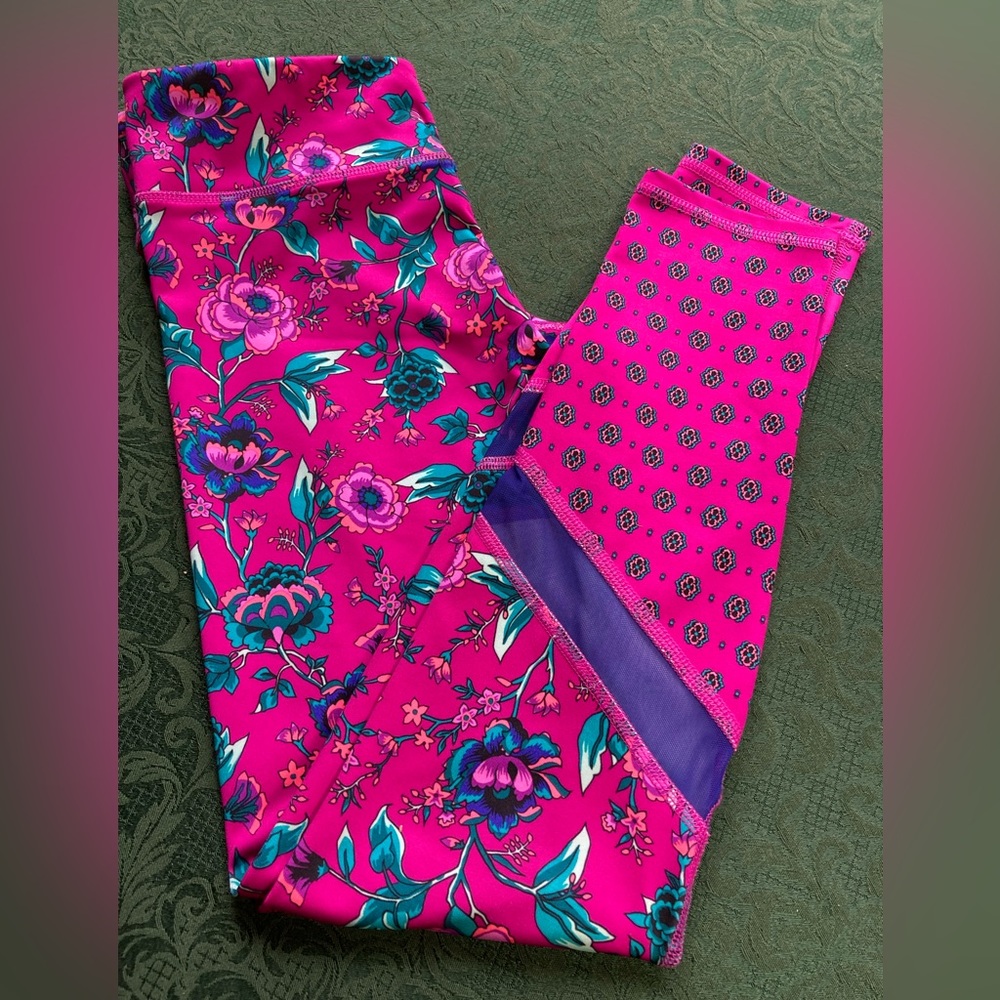 GIRLS OLD NAVY ACTIVE WEAR LEGGINGS PANTS SIZE L 10/12